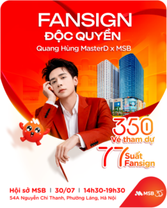 JS Media - Fansign Độc Quyền Quang Hùng MasterD x MSB